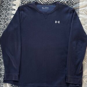Under Armour Dark Blue Crew Neck Top